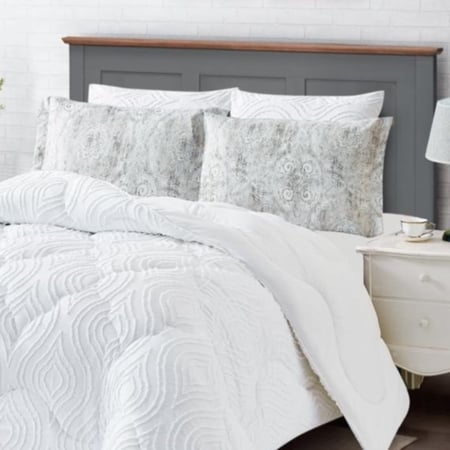 لحاف ابيض يمكنك الحصول عليه الان بأفضل الاسعار من متجر مفارش ترند