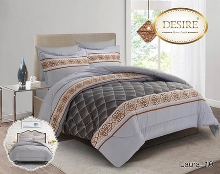 LAURA-10 جديد لحاف نفرين ميكرو 6 قطع