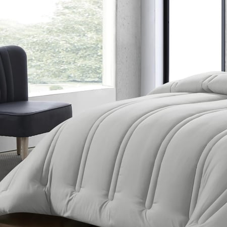 GLENDA-03 ديزاير مفرش رمادي نفر ونص 4 قطع