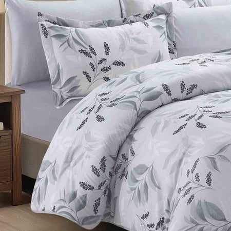 Rosemary-030 مفرش ديزاير روزماري نفرين رمادي 6 قطع