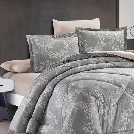 Rosalin-24-14 مفرش ديزاير روزلين ميكروفايبر مشجر نفر 4 قطع