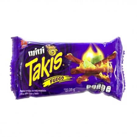 شبس ميني تاكيس صغير 35 جم احمر