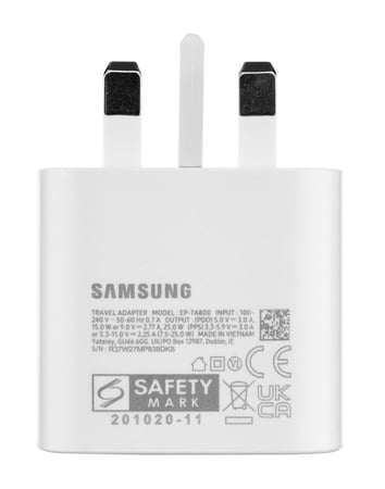 شاحن سامسونج سريع 25 واط ، اسود