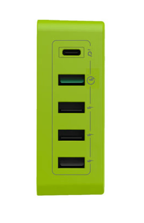 منصة شحن من قوي 5 مخرجات شاحن سريع PD 36 وات