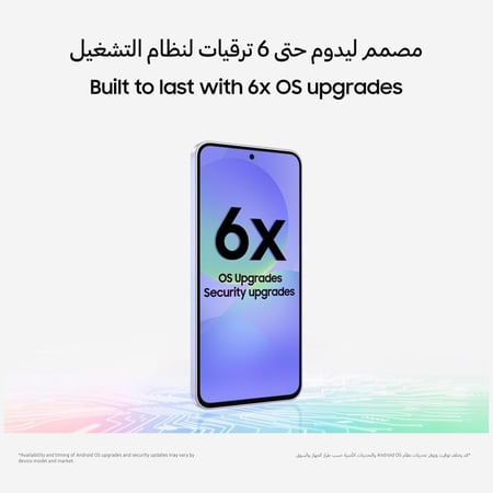 هاتف من سامسونج جالاكسي A36 شبكة الجيل الخامس 8 جيجابايت 256 جيجابايت - لون أسود رائع
