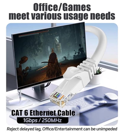 كابل CAT 6 بطول 40 متر