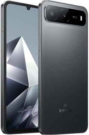 هاتف من إنفينيكس هوت 60i رام 4+4 جيجابايت 128 جيجابايت 5G اسود