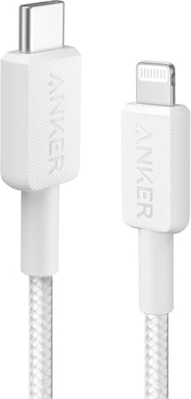 كابل من انكر USB-C الى لايتنينج بطول 0.9  322 - ابيض
