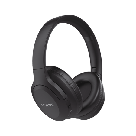 سماعة رأس ليفور ANC اللاسلكية فوق الأذن 15 ساعة (LHB51) بلوتوث أسود