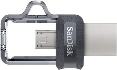 سانديسك محرك أقراص USB مزدوج ألترا و مايكرو سعة 64 جيجا