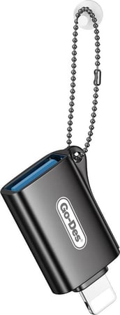 وصلة من GO-DES او تي جي للايفون أسود (GD-CT066)