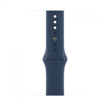 ساعة ابل الرياضية الأزرق Abyss بحزام رياضي لون أزرق 45ملم من الألومنيوم