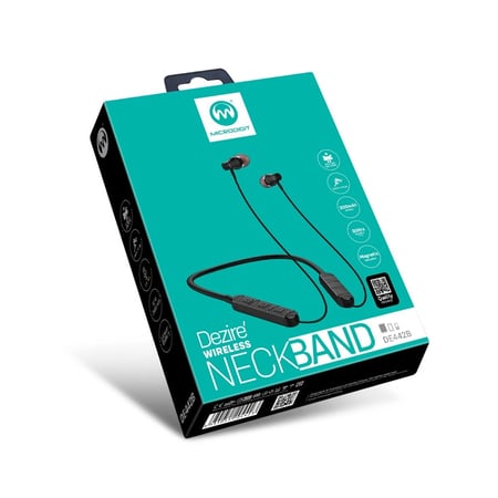 سماعات الأذن من ميكروديجيت وايرلس بلوتوث (DE442B)