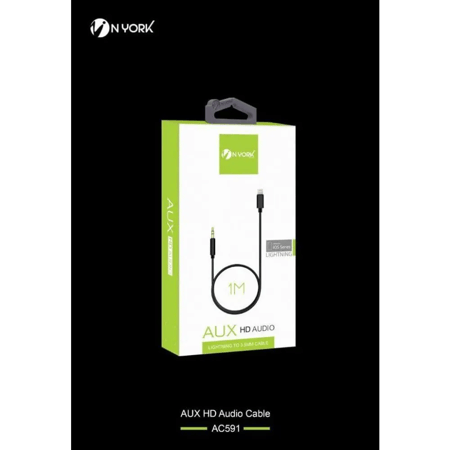 وصلة صوت نيويورك للايفون AUX 1 متر (AC591)