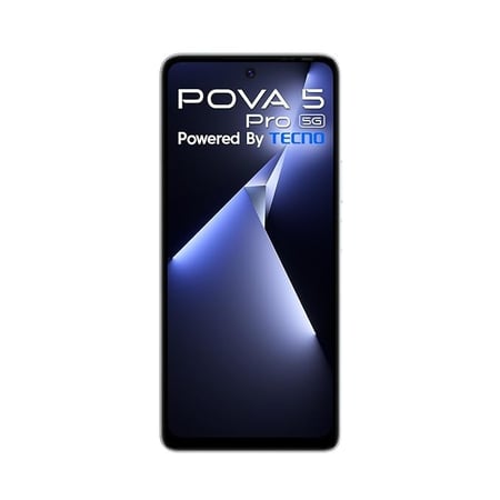 هاتف تكنو POVA 5 PRO 5G 8GB +8GB 256GB فضي