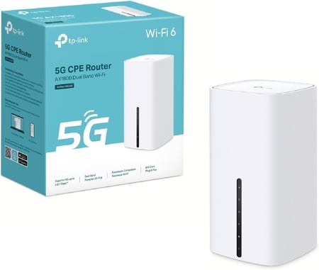 راوتر TP-LINK 5G CPE AX1800 ثنائي النطاق واي فاي 6 أبيض