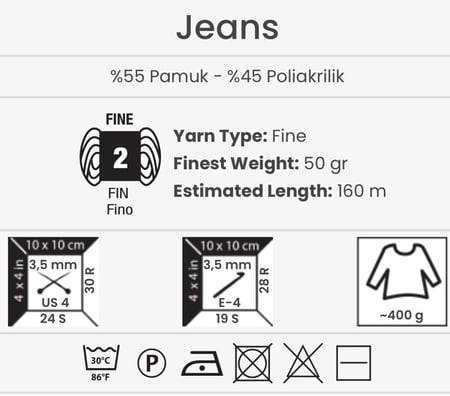 يارن آرت - جينز 77