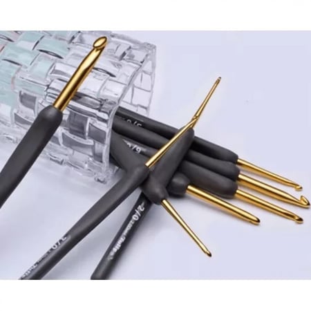 سنارة كروشيه ماركة توليب اليابانية الرمادية mind