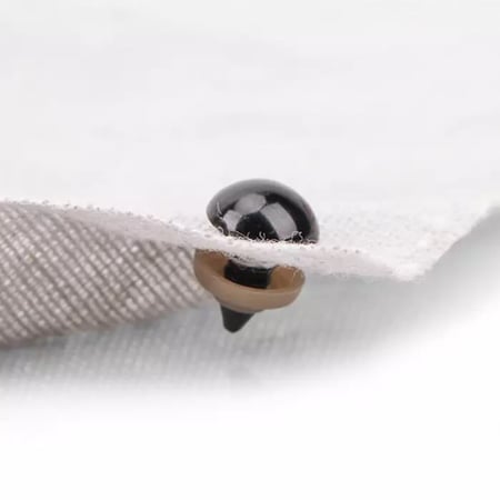 صندوق عيون الدمى أسود 100 قطعة