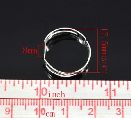 خاتم فضي اكسسوار B15069