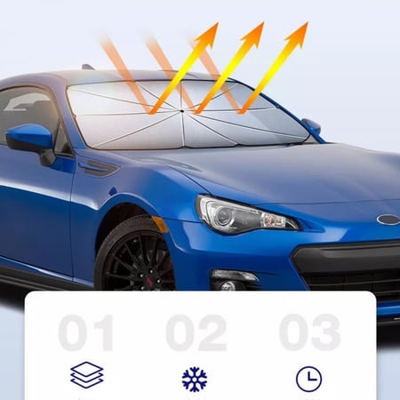 مضله واقيه من اشعة الشمس للسياره