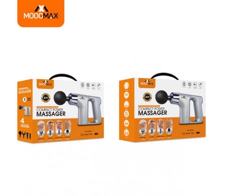 جهاز تدليك العضلات مع مجموعة 4 رؤوس و 5 سرعات من موج ماكس