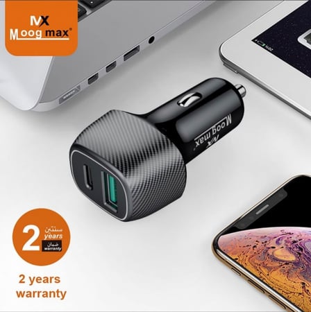 موج ماكس شاحن سيارة بي دي 36 واط