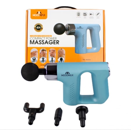 جهاز تدليك العضلات مع مجموعة 4 رؤوس و 5 سرعات من موج ماكس