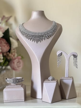 طقم اكسسوار عروس - نرجس