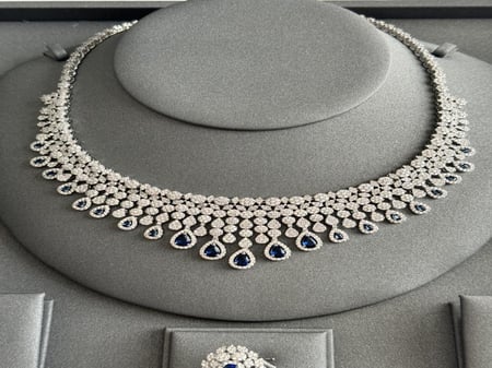 طقم اكسسوار عروس - بلو سكاي