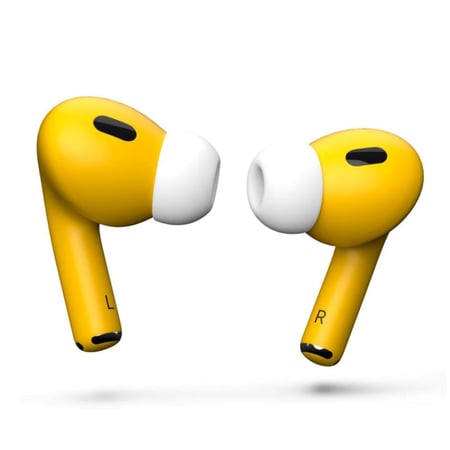 APPLE - آبل ايربودز االجيل الثانى برو جديد - لون اصفر مطفى