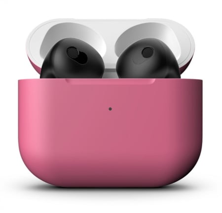 APPLE - آبل ايربودز الجيل الثالث - وردي واسود مكس مطفي