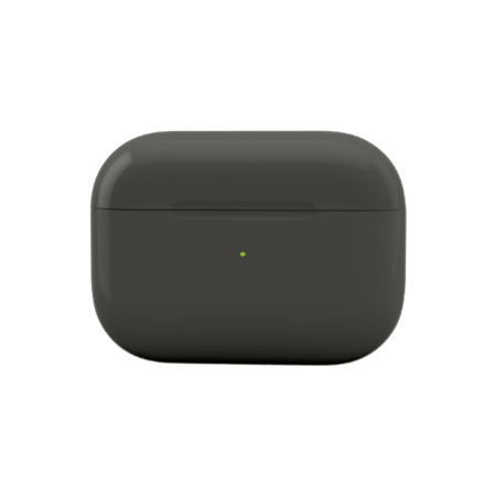 APPLE - آبل ايربودز االجيل الثانى برو جديد -  لون جرافيت كامل مطفي