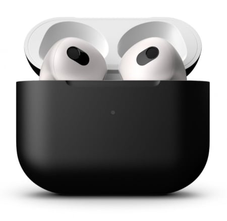 APPLE - آبل ايربودز الجيل الثالث - اسود و اسمنتي مكس مطفي