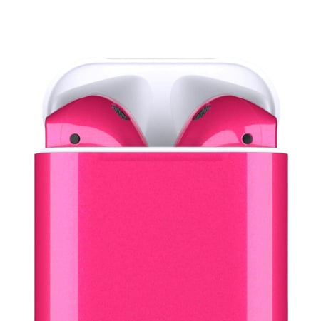 APPLE -  ابل ايربودز الجيل الثاني  -  فوشيا  لامع