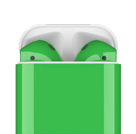 APPLE -  ابل ايربودز الجيل الثاني  - اخضر فاتح لامع