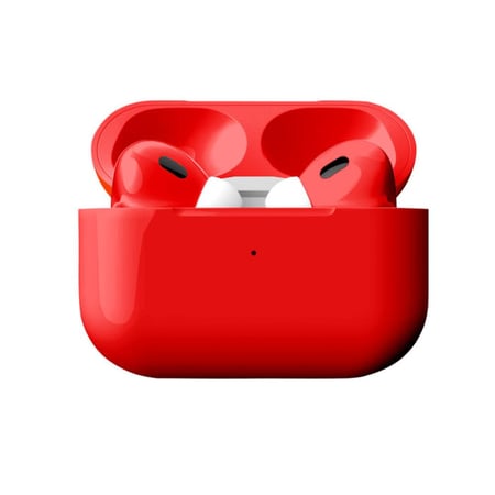 APPLE - آبل ايربودز االجيل الثانى برو جديد -  لون احمر كامل مطفي