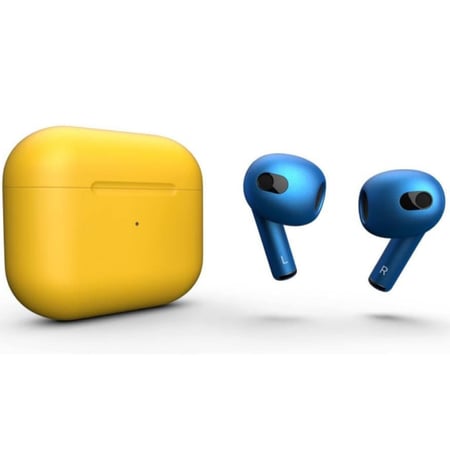 ايربودز - ابل - تصميم خاص - الوان خاصه - مميزه - كتابه الاسم - مجانا