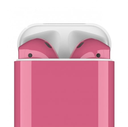 APPLE -  ابل ايربودز الجيل الثاني  -  بينك لامع