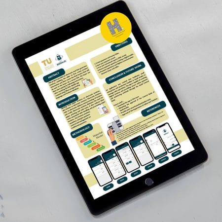 قالب بوستر مشروع تخرج جامعة الباحة