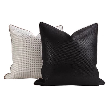 كوشنز ( غطاء ) لون ابيض - اسود