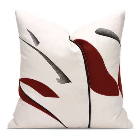 وسادة اوفوايت عنابي تصميم مجرد