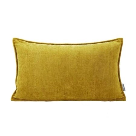 كوشن مستطيل نسيج لون اصفر
