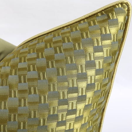 كوشنز غطاء انيقة اخضر زيتوني ، اصفر ذهبي