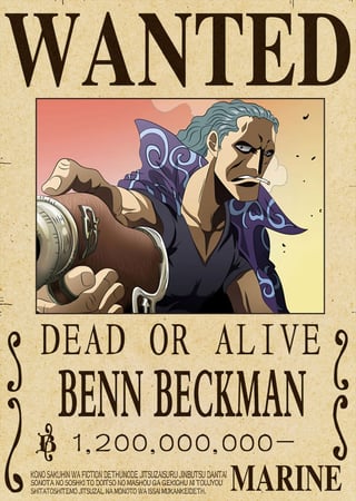 بوستر بين بيكمان | طاقم شانكس