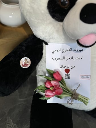 Graduation panda