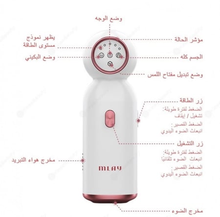 ليزر ملاي T10 بتقنية الياقوت