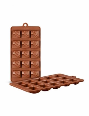 قالب سيليكون مربع للشكولاه / قوالب سليكون شكولاته حجم صغير ( قطعه واحده)