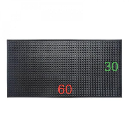 ربل تنشيف ولباد سيليكون اسود مقاس 30x60