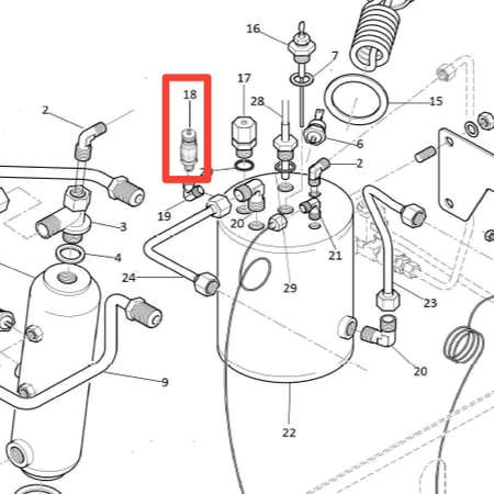 صمام الامان 1.8 بار لامارزوكو B.2.024  روكيت A229905084